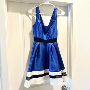 ABS Allen Schwartz Womens Blue Dress